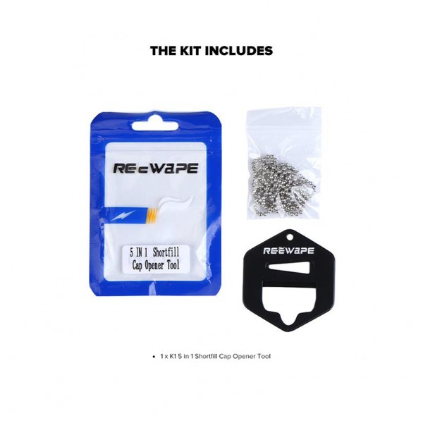 Reewape Shortfill Opener - 5 in 1